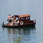 Urlauber auf dem Geierswalder See bei Senftenberg und Hoyerswerda