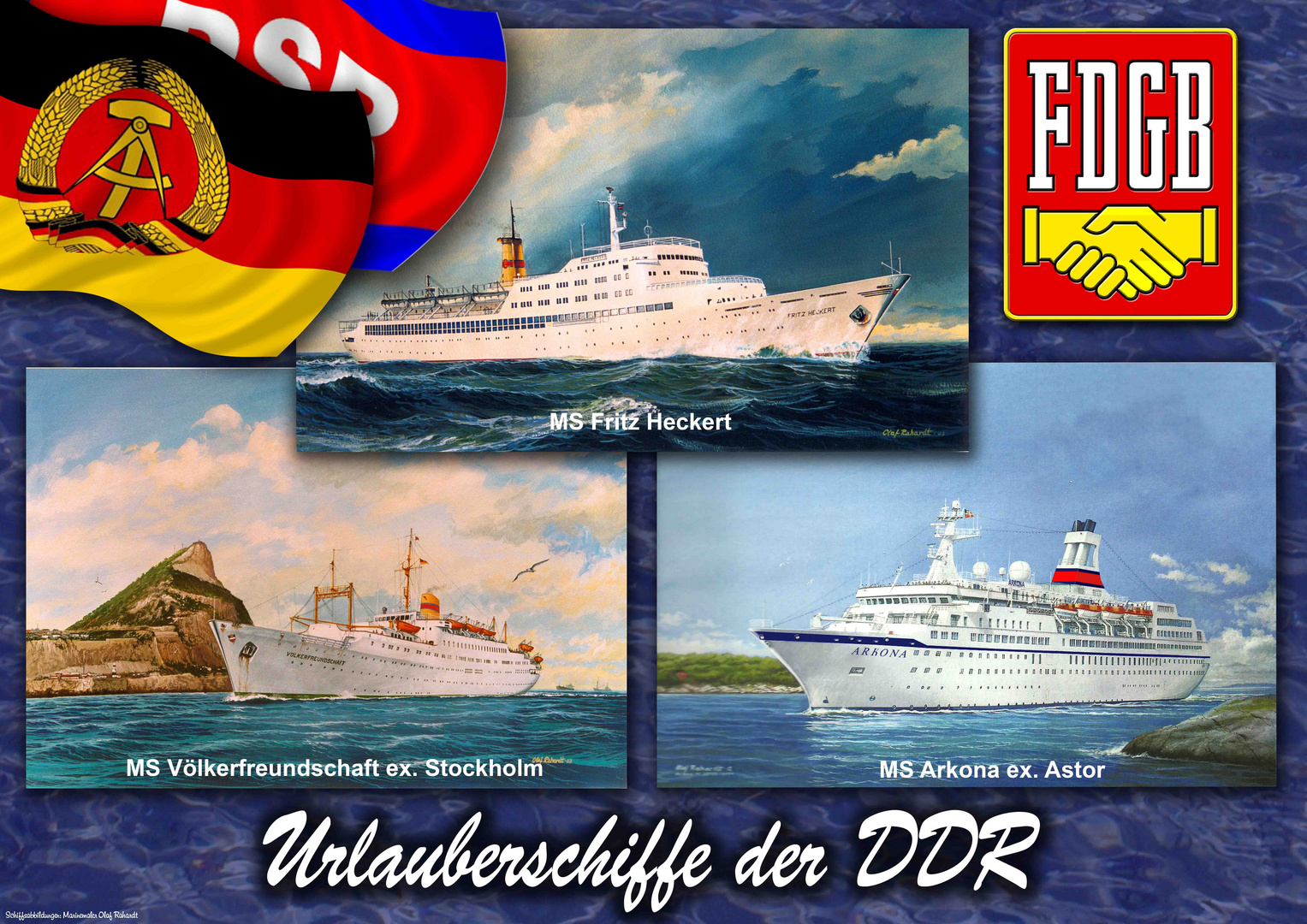 Urlauberschiffe der DDR