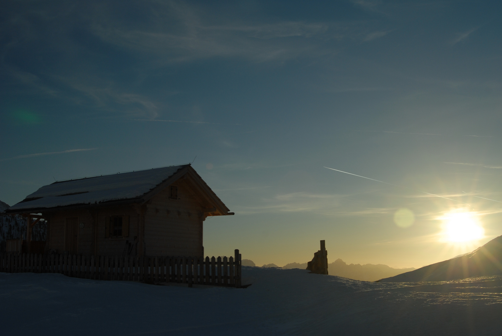 Urlaubsdomizil hoch oben in den Bergen