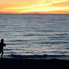 "Urlaubserinnerungen" Frühsport an der Ostsee