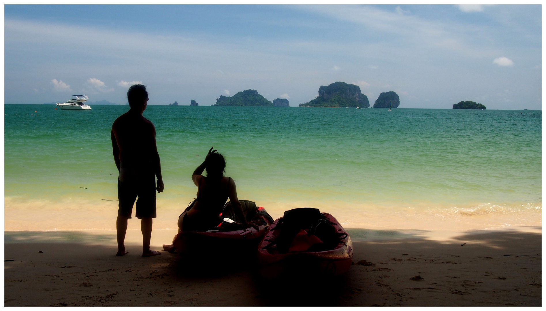 Urlaubsidylle am Phra Nang Beach/Krabi