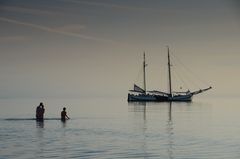 Urlaubsstimmung am Strand von Hiddensee