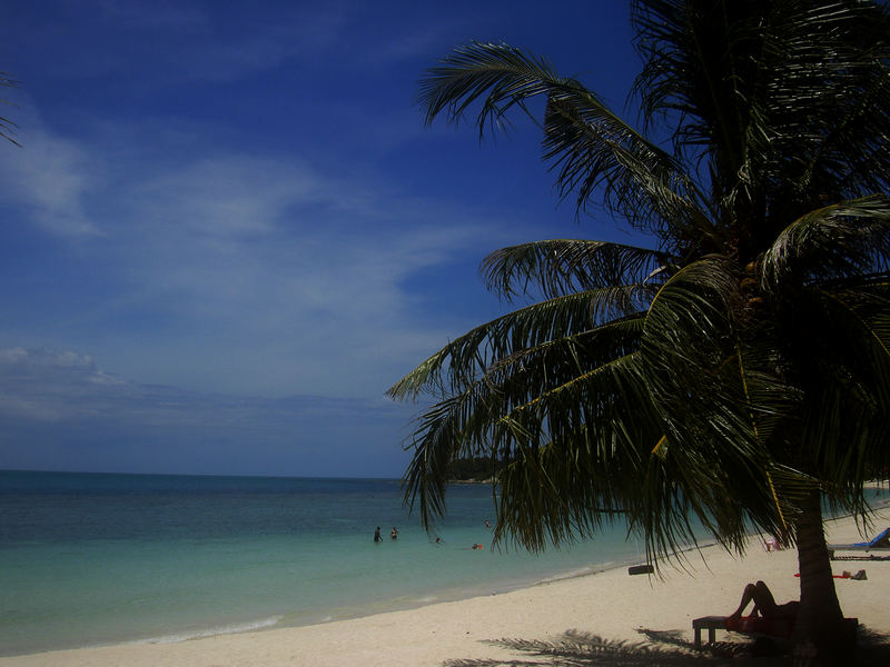 Urlaubstraum am Strand von Koh Phangan