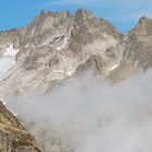 Urner Berggestein im Winter (Schweiz)