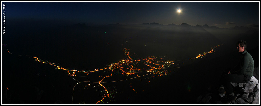 Urnerland bei Vollmond