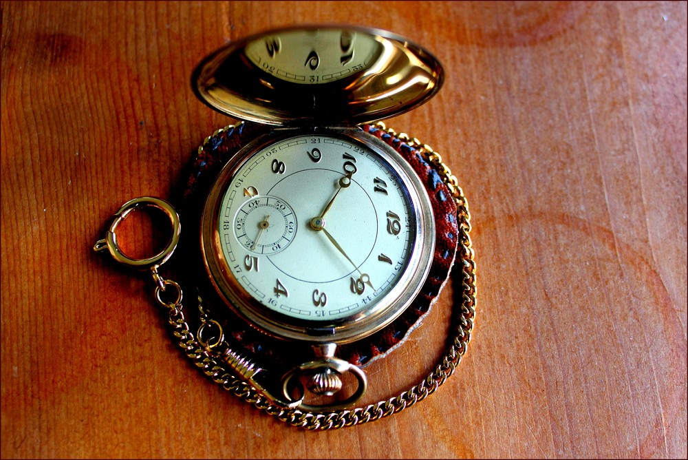 Uropa`s alte Taschenuhr