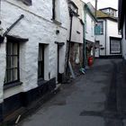 Urprüngliche Straßenszene in Port Isaac