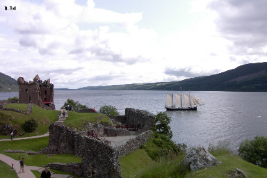 Urquart Castle am Loch Ness