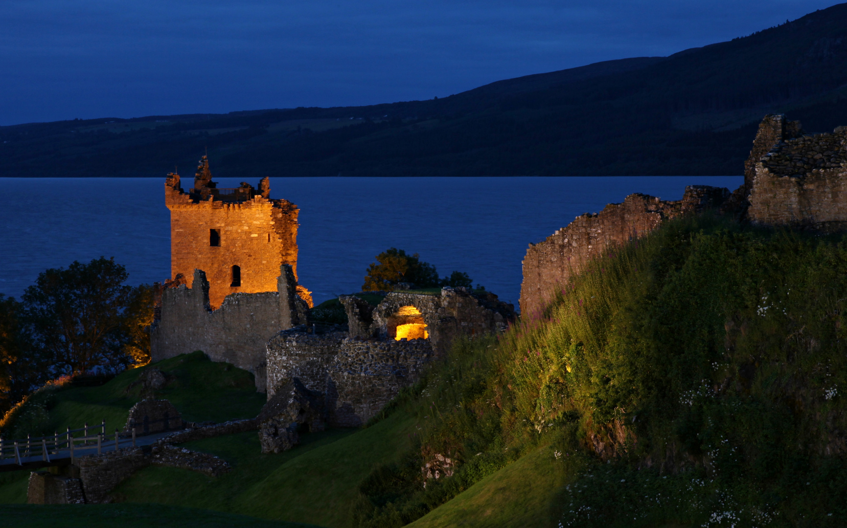 Urquhart Castle am Loch Ness