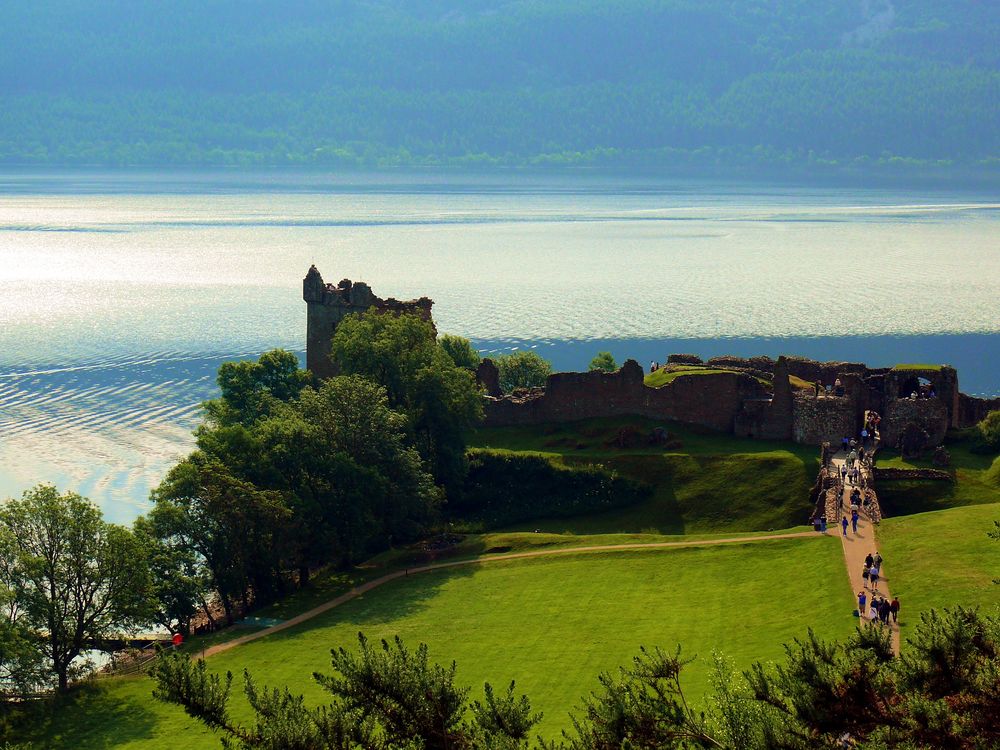 Urquhart Castle am Loch Ness