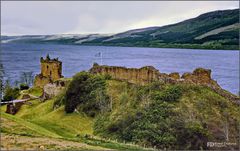 Urquhart Castle und der Loch Ness, Scotland