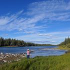 Urwüchsige Flußlandschaft in British Columbia