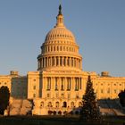 U.S. Capitol im Sonnenuntergang