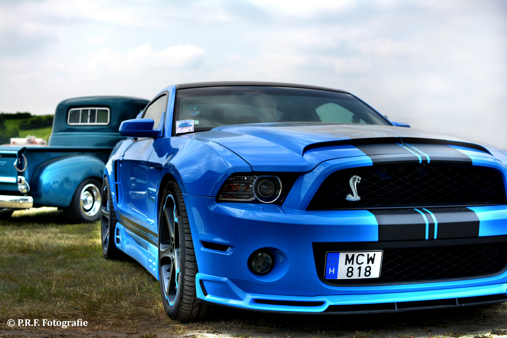 US Car Convention Dresden Blue Shelby