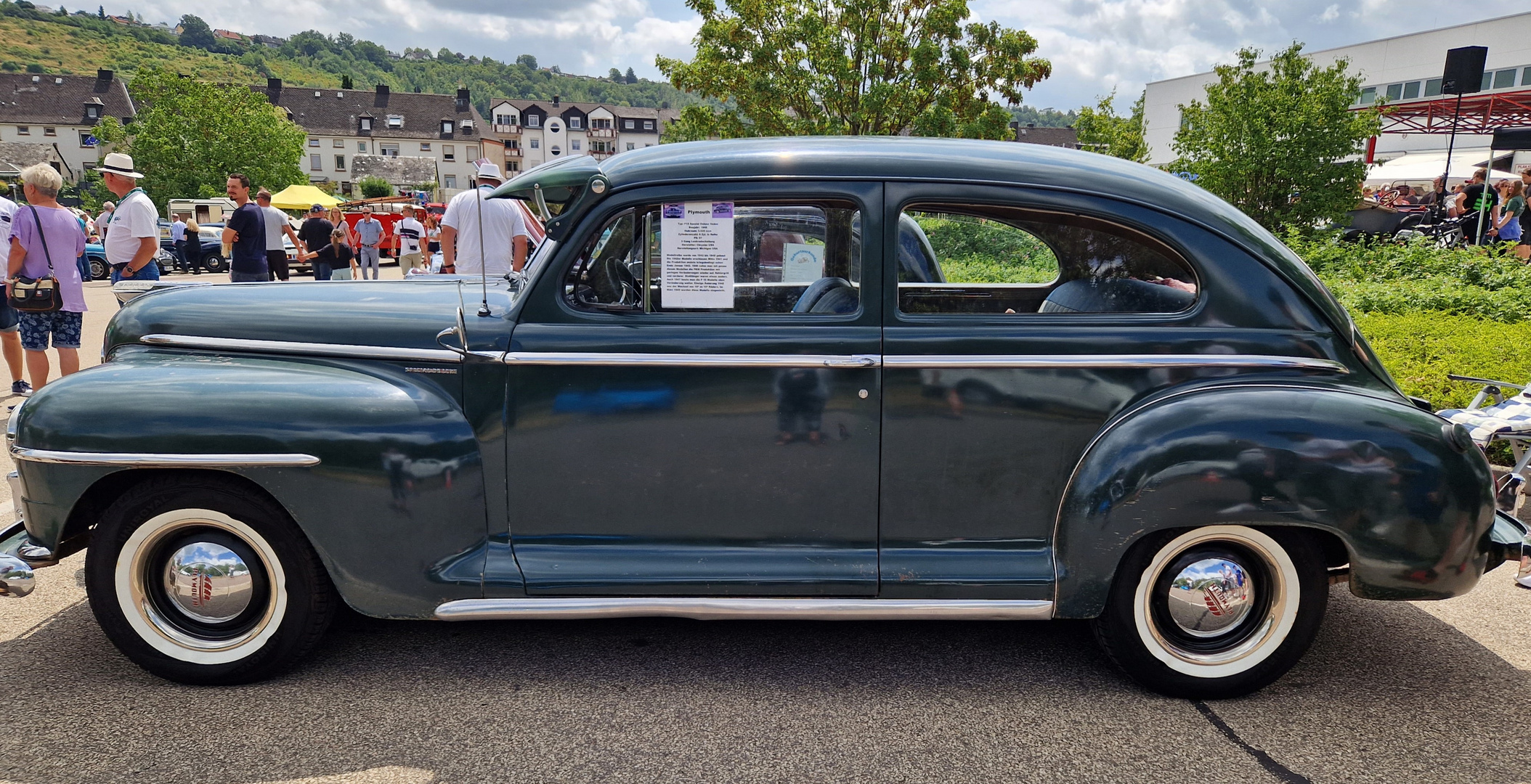 US-car in blau