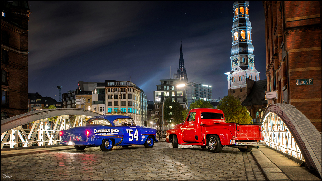 US-Cars in der Speicherstadt Hamburg _6522 