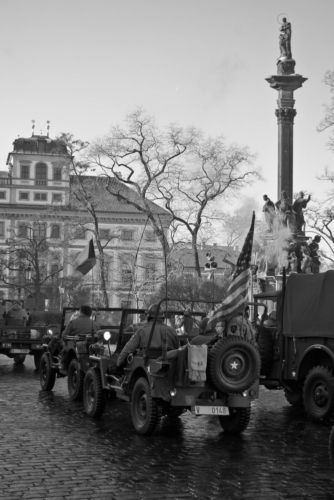 US Kundgebung in Prag