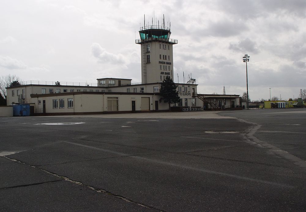 US Rhein Main Air Base, Bldg 27, Frankfurt am Main Foto & Bild lost