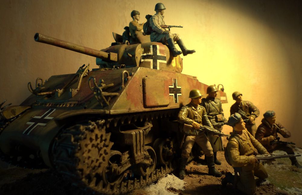 US Sherman captured by Germany recaptured by Soviets 1945 Foto