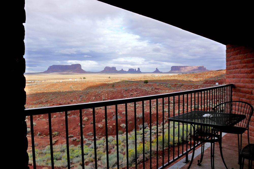 USA 2011 - Autorundreise "Grand Circle" - Schöne Aussicht auf das Monument Valley