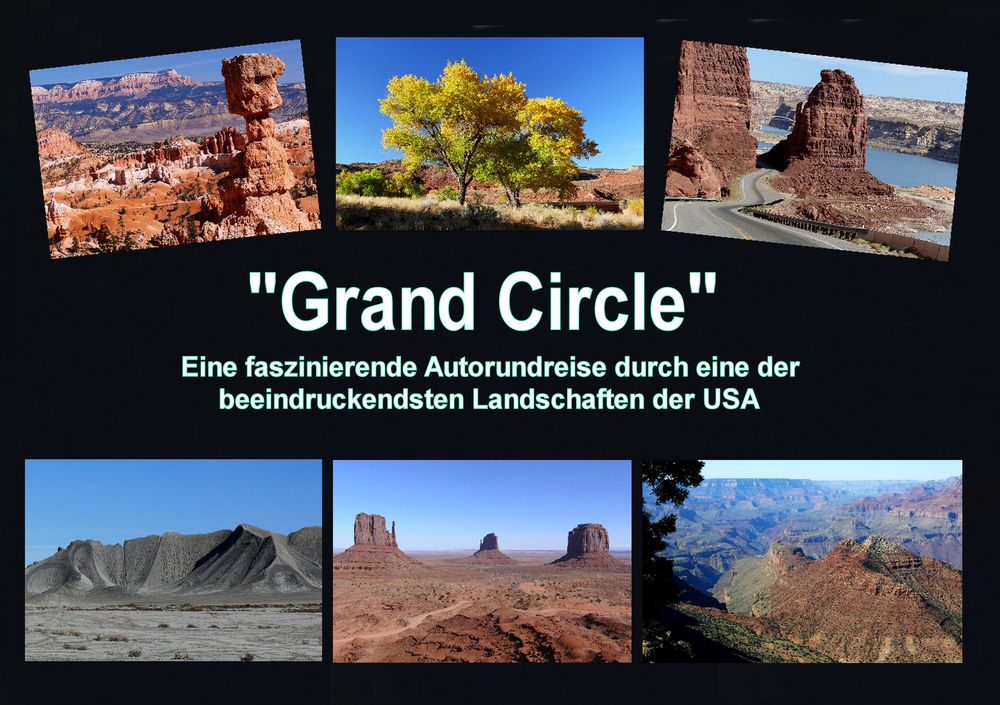 USA 2011 - Autorundreise "Grand Circle" - Titelcollage meiner DVD