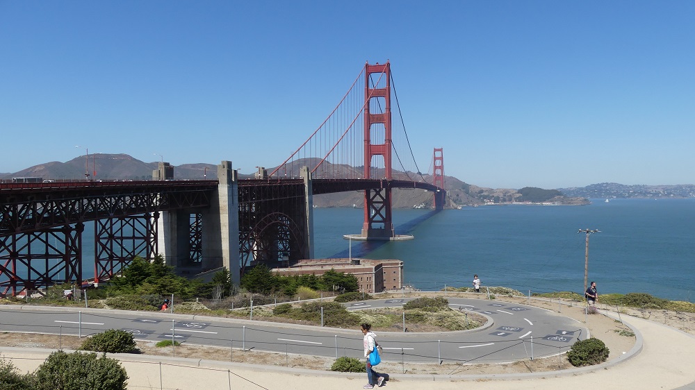 USA 2018 - Golden Gate Bridge in San Francisco