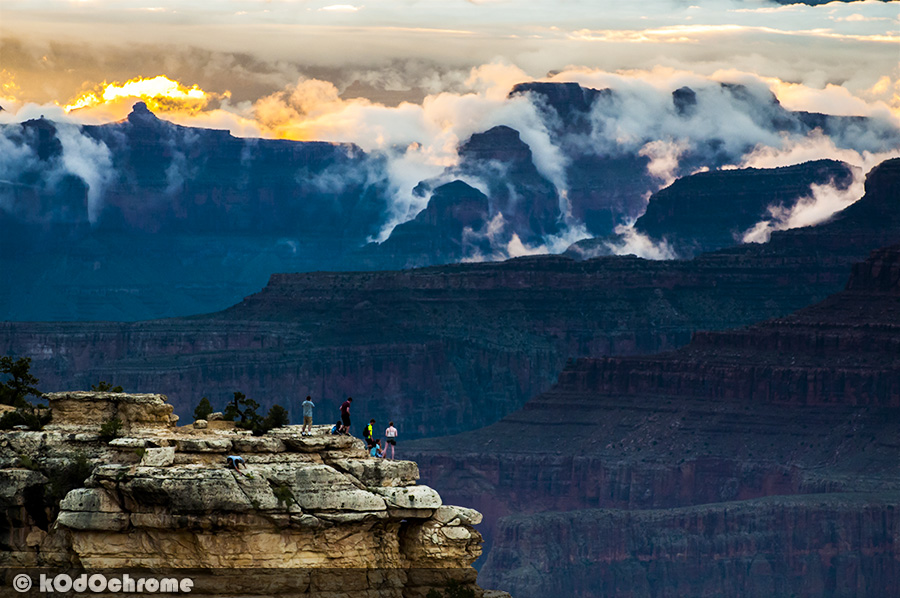 USA, Grand Canyon, Schauspiel zum Sonnenuntergang