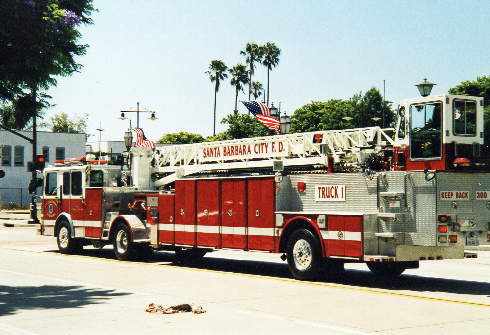 USA - Kalifornien: Feuerwehr von Santa Barbara