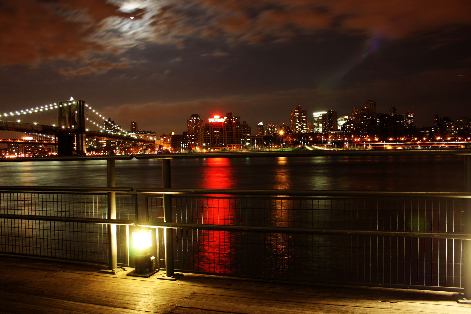 USA, NY, New York City - Brooklyn Bridge
