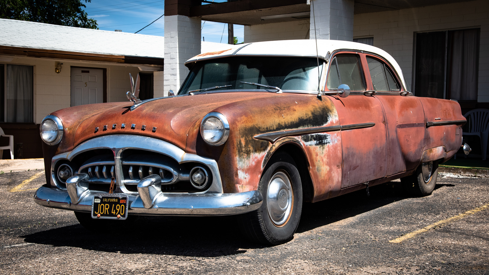 USA Old Car aber der fuhr noch :-)