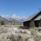 USA-Reise 2018  -  Kapelle auf dem Weg vom Yellowstone NP nach Salt Lake City