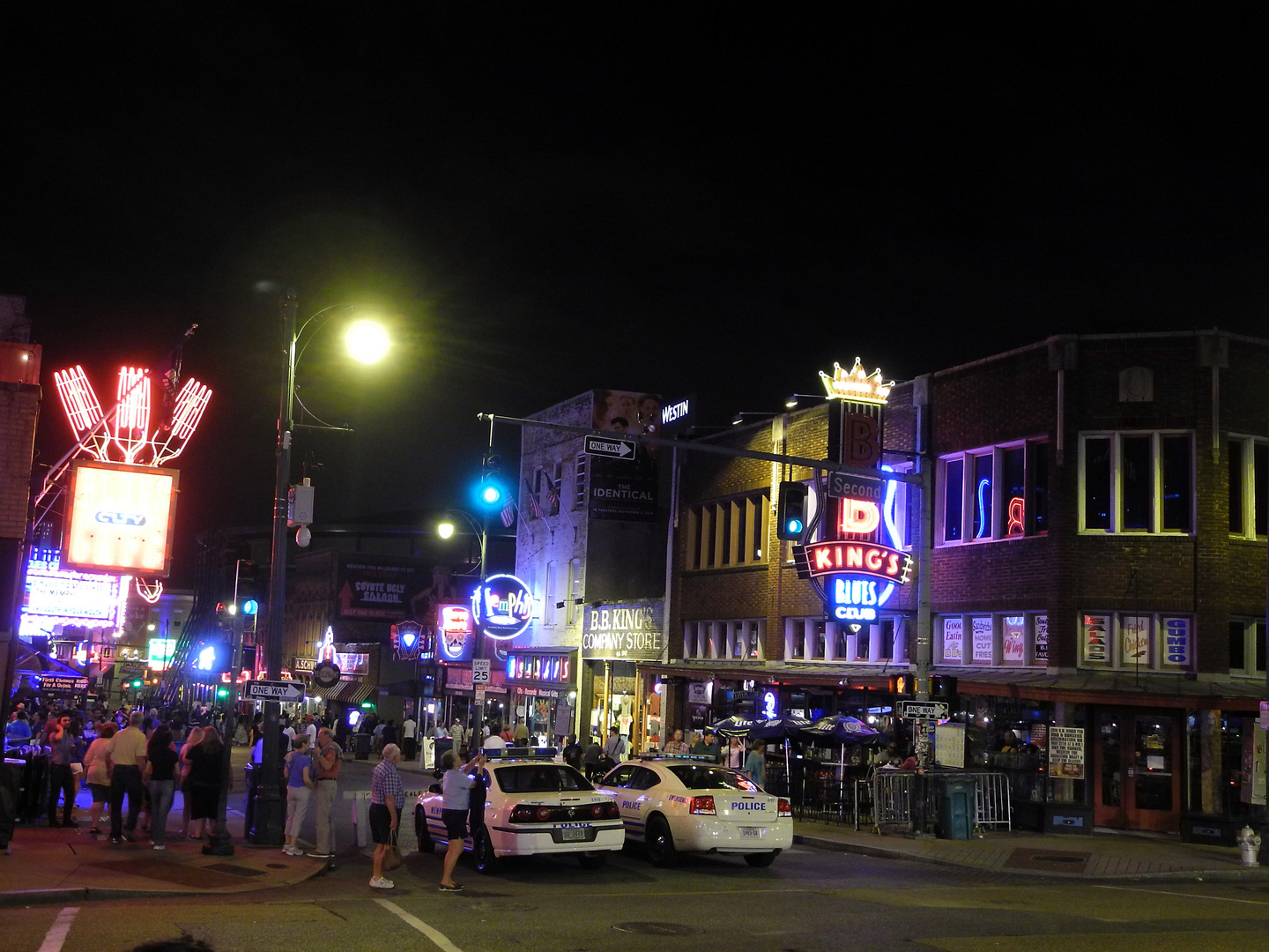 USA-Südstaaten: Memphis- legendäre Beale-Street, Home of Blues and Rock´n´Roll.