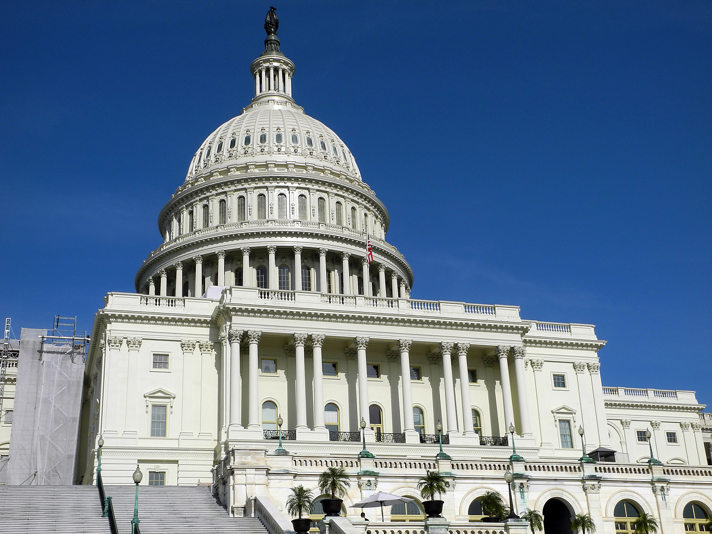 USA-Washington: Das Capitol- Sitz des US-Senats und des Repräsentantenhauses