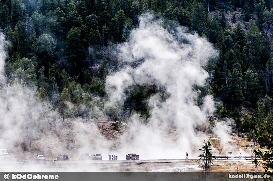 USA, Yellowstone NP, Firehole Lake Drive