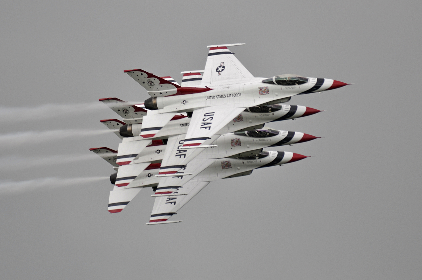 USAF Thunderbirds vor dem grossen Regen