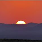 Usbekistan - Ajaz Kale - Jurtenlager - Sonnenuntergang