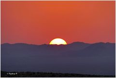 Usbekistan - Ajaz Kale - Jurtenlager - Sonnenuntergang