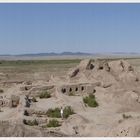 Usbekistan - Toprak Kala - Blick über die Stadt auf die umliegende Ebene