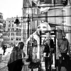 Uscita Metro Piazza di Spagna.