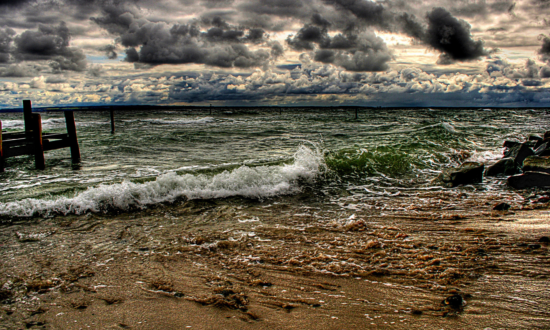 Usedom beim Gewitter HDR