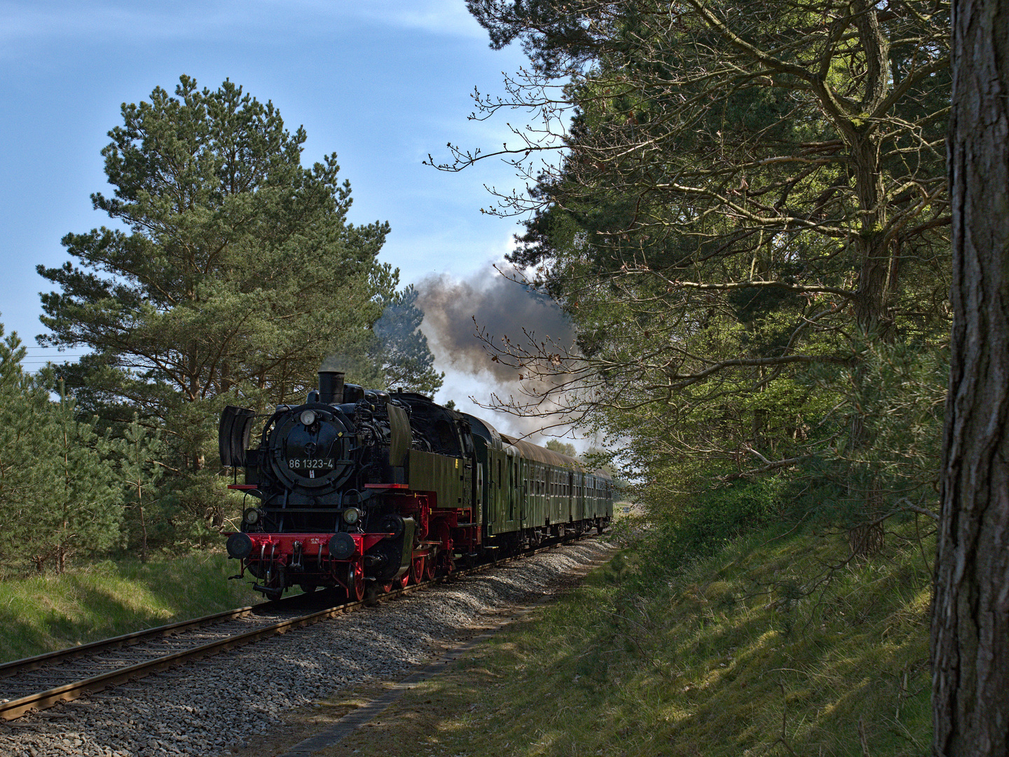 Usedom, die 86 und Windleitbleche