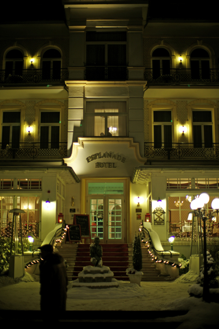 Usedom Heringsdorf bei Nacht