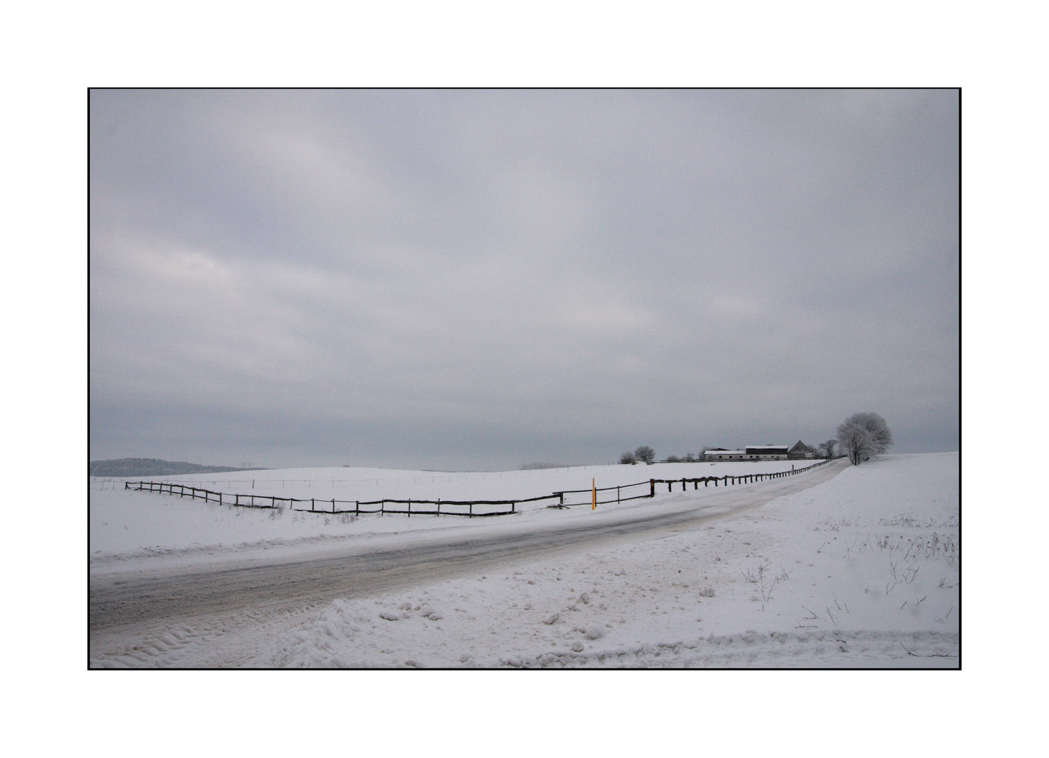 Usedom Hinterland, im Winter