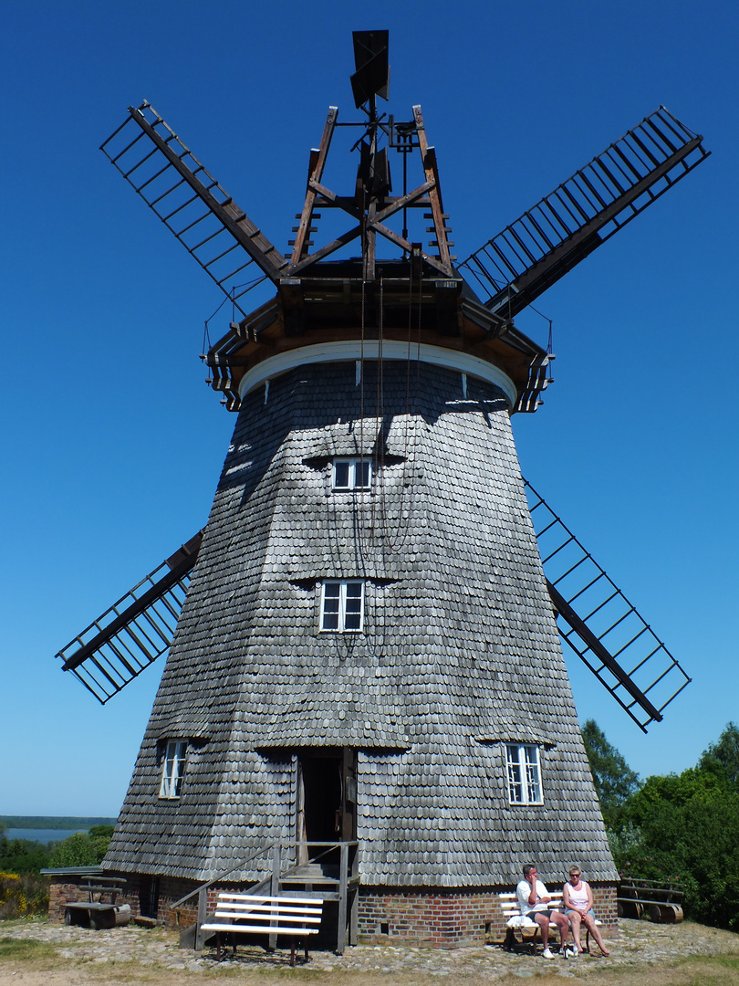 Usedom - Holländerwindmühle in Benz