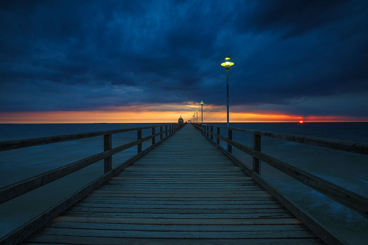 Usedom Regen und Sonnenaufgang