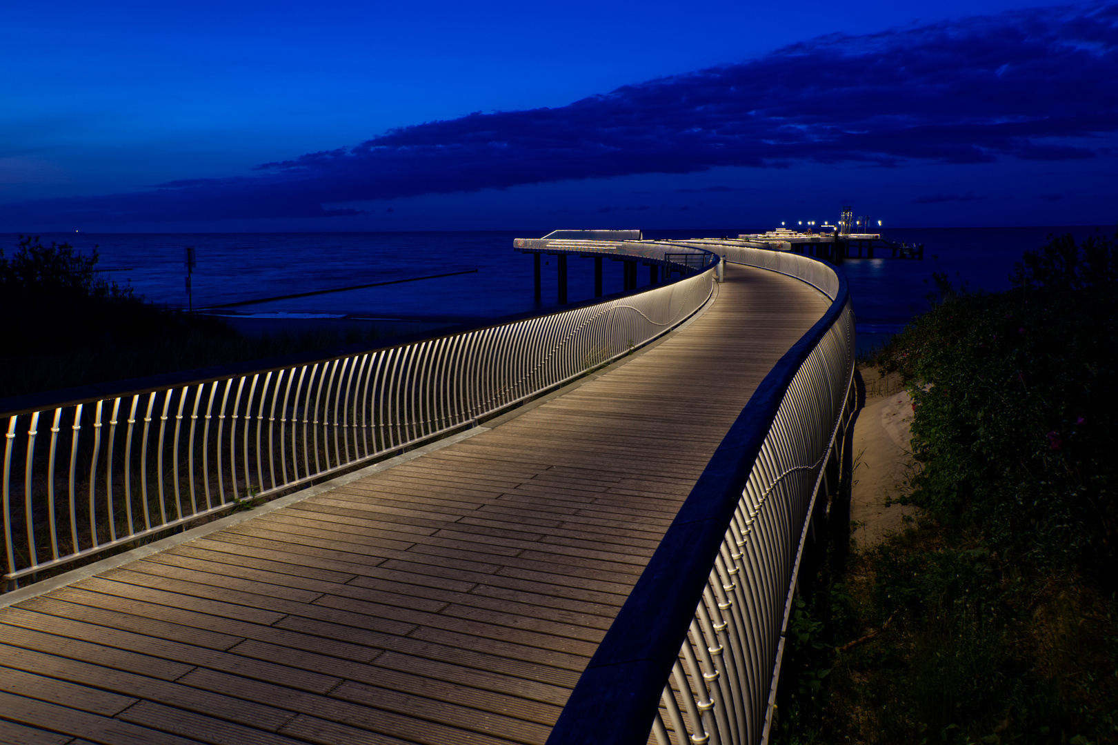 Usedom, Seebrücke von Koserow