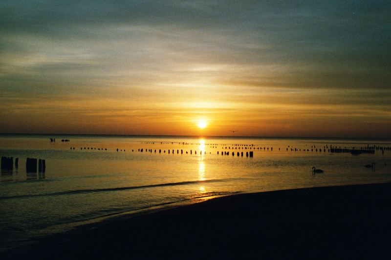 Usedom, Stubbenfelde morgens um 06:30