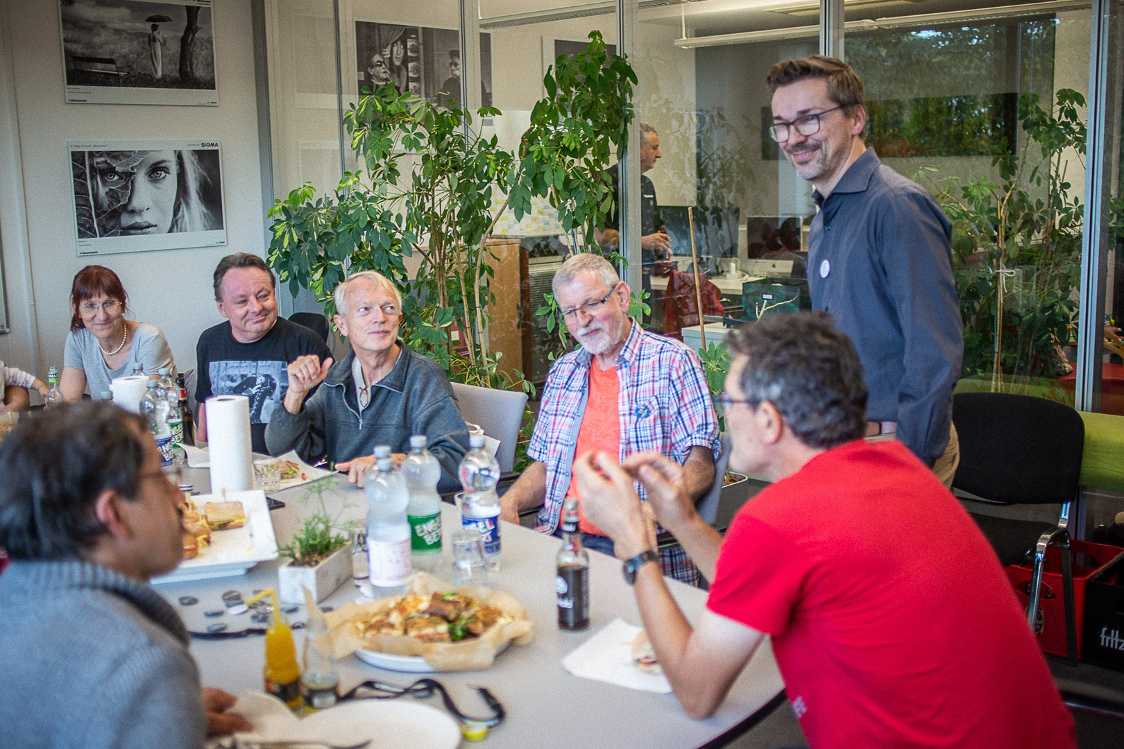 Usertreffen im Office der fotocommunity zur photokina 2018