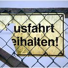 usfahrt eihalten!