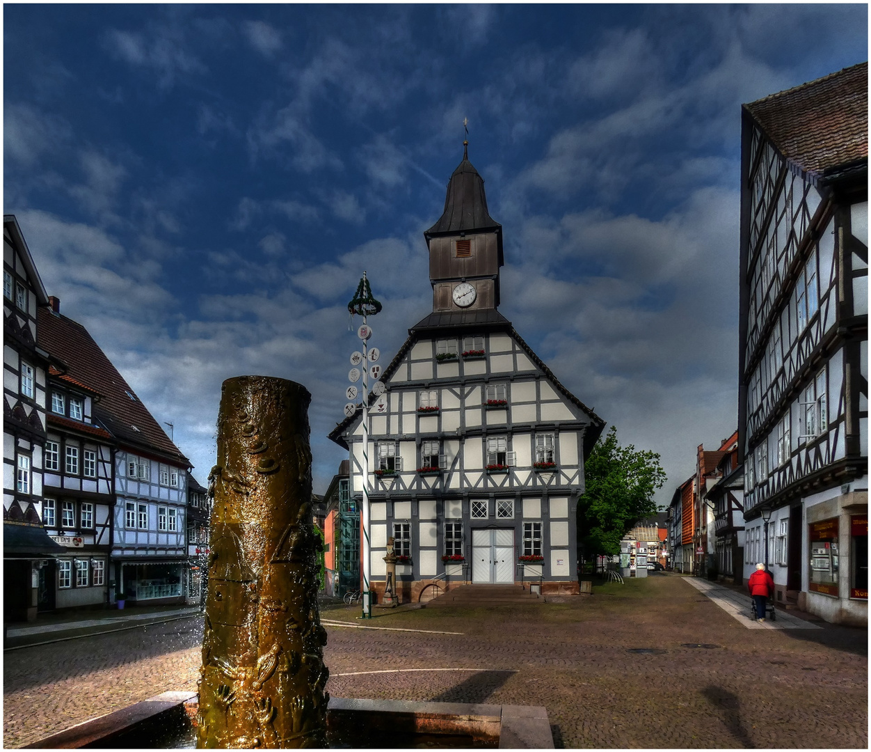 Uslar - Blick auf das Rathaus